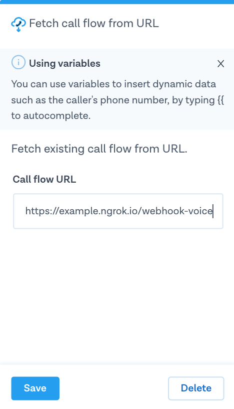 Fetch Call From URL, Step 4